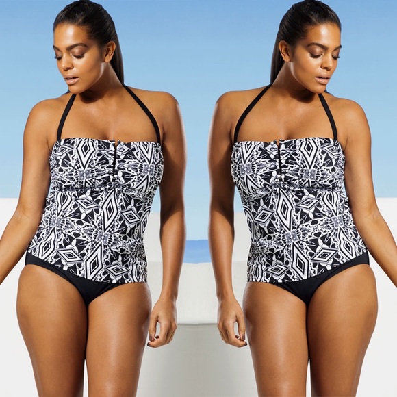 Swimsuits For All Other - Swimsuits For All | Worldly Diamond Tankini Top